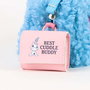 Cerdá Nécessaire de voyage avec motif Stitch et finition borreguillo, Bleu