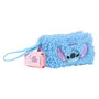 Cerdá Nécessaire de voyage avec motif Stitch et finition borreguillo, Bleu