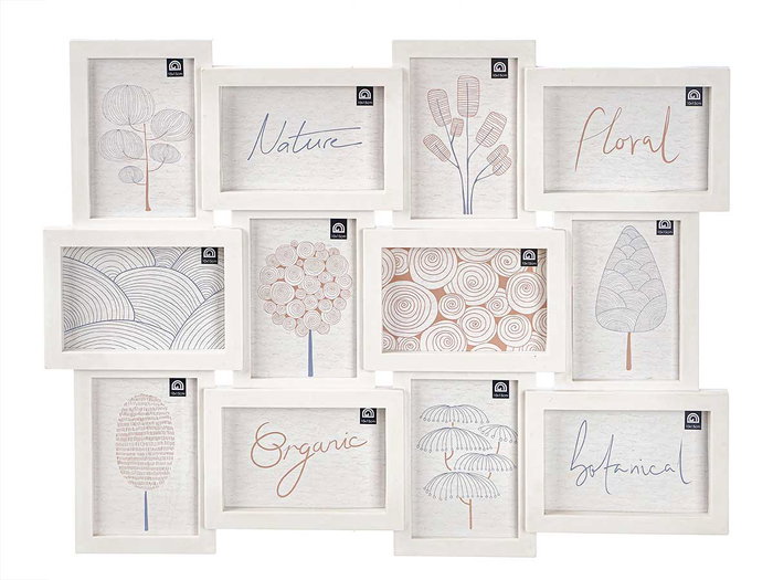 GIFTDECOR Porte-photos 12 photos 10x15cm blanc GIFTDECOR Porte-photos 12 photos 10x15cm blanc