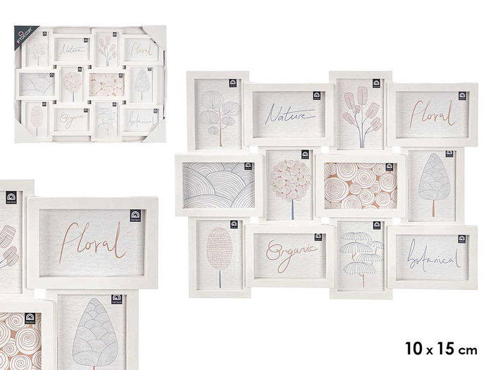 GIFTDECOR Porte-photos 12 photos 10x15cm blanc GIFTDECOR Porte-photos 12 photos 10x15cm blanc