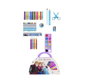 Cerdá - Set de papeterie à colorier Disney Frozen, 50 pièces, boîte rangement lilas, 41 x 58 x 3 cm