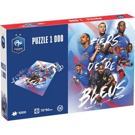 Megableu - Puzzle Fédération Française de Football - 1000 pièces - À partir de 14 ans