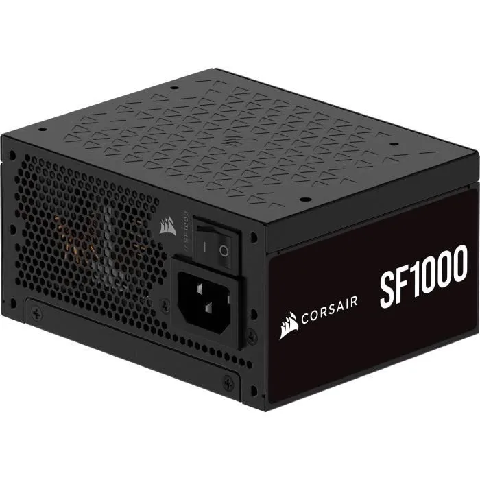 Corsair SF Series SF1000 - Alimentation modulaire SFX 1000W 80 PLUS Platinum pour PC compact et gaming