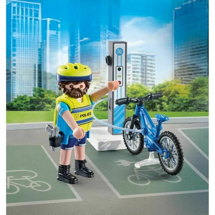 Playmobil Patrouille en vélo City Action