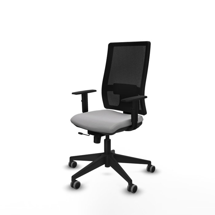 Piqueras y Crespo Chaise de Bureau Horna Gris Clair et Noir Piqueras y Crespo Chaise de Bureau Horna Gris Clair et Noir