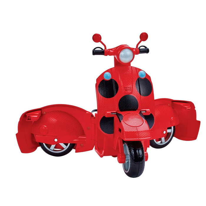 Bandai Scooter Miraculous Switch'n go avec poupée articulée Ladybug Lucky Charm 26 cm