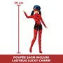 Bandai P50668 Scooter Miraculous Switch'n Go avec Poupée Articulée Ladybug Lucky Charm 26 cm - Jouet Enfant Fille 4 Ans et Plus