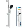 GROHE Ensemble de douche Vitalio Start 110 26032001 - Pommeau 3 jets 11 cm, barre 60 cm, flexible 1,75 m - Sélection facile et économie d'eau