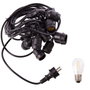 BigBuy Garden Guirlande lumineuse LED Cottage E27 27 x 24 x 12 cm
