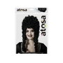 Perruque de vampire noire avec boucles 200g