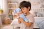 Berjuan - Ma Première Poupée Susú, Fille, Mécanisme à Poussoir, Pleure, Réf. 6145-24, 30 cm, Fonctionne Avec Piles LR44 Incluses, Âge 3 ans