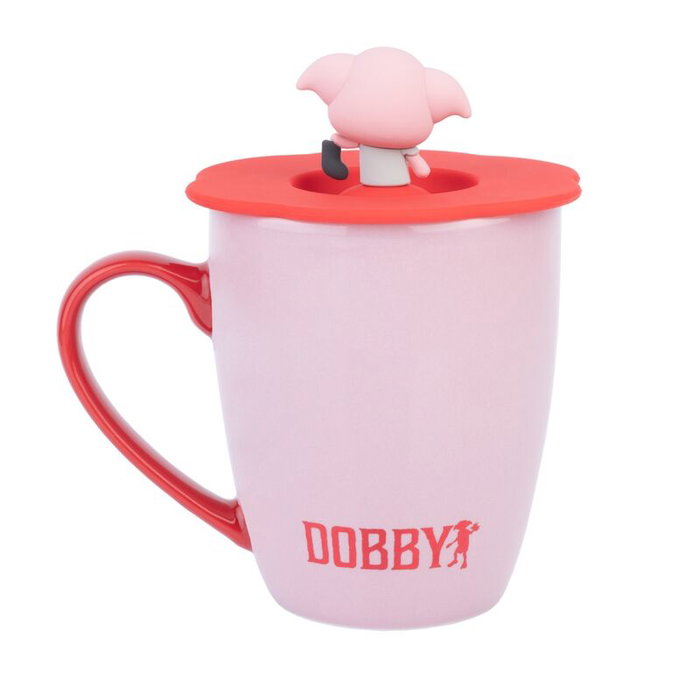 ERIK Tasse Premium avec Couvercle Figurine Dobby Harry Potter 350 ml en Céramique