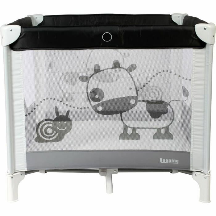 Bambisol Parc Bébé Pliant Noir 90 x 90cm