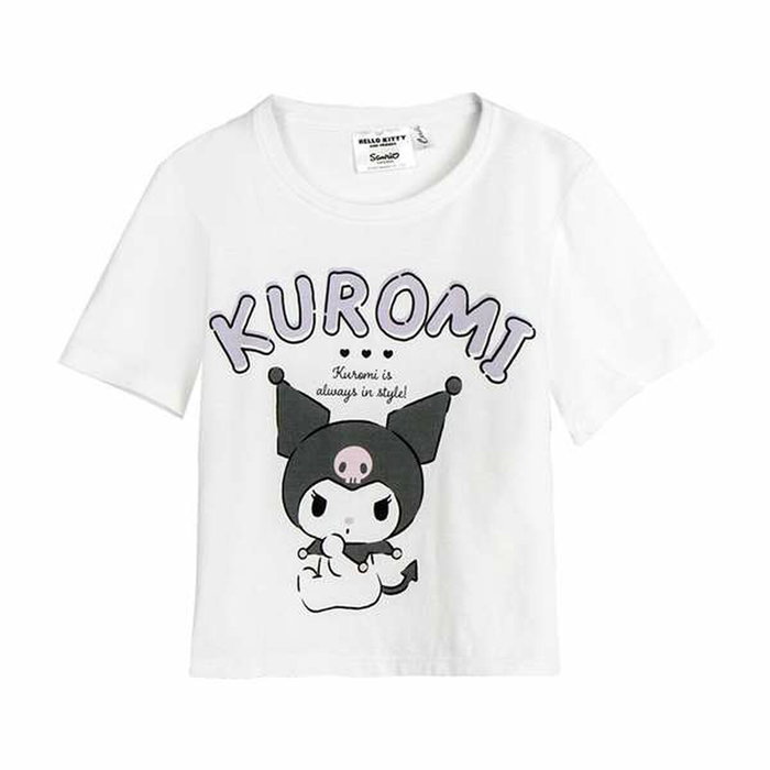 T shirt à manches courtes Enfant Hello Kitty Blanc T shirt à manches courtes Enfant Hello Kitty Blanc