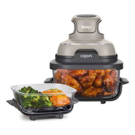 Ninja FN101EUST Airfryer Crispi 1700W avec finition Stone - Friteuse sans huile à air chaud