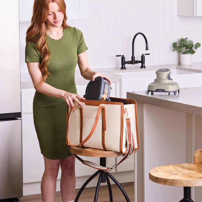 Ninja FN101EUST Airfryer Crispi 1700W avec finition Stone - Friteuse sans huile à air chaud