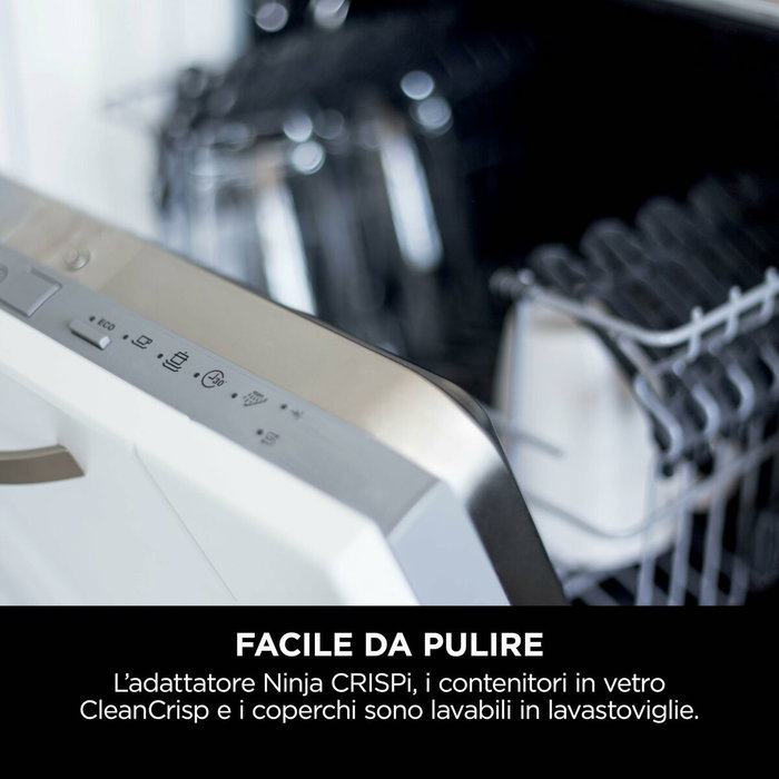 Ninja Crispi Airfryer Taupe avec récipients 1,4 L et 3,8 L Ninja Crispi Airfryer Taupe avec récipients 1,4 L et 3,8 L