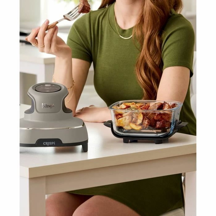 Ninja Crispi Airfryer Taupe avec récipients 1,4 L et 3,8 L Ninja Crispi Airfryer Taupe avec récipients 1,4 L et 3,8 L