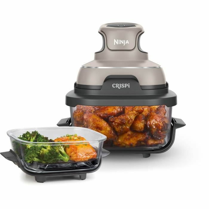 Ninja Crispi Airfryer Taupe avec récipients 1,4 L et 3,8 L Ninja Crispi Airfryer Taupe avec récipients 1,4 L et 3,8 L