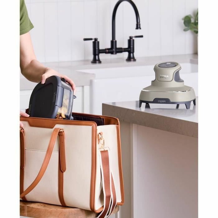 Ninja Crispi Airfryer Taupe avec récipients 1,4 L et 3,8 L Ninja Crispi Airfryer Taupe avec récipients 1,4 L et 3,8 L