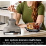 Ninja Crispi FN101EUST - Friteuse sans huile avec récipients en verre (1,4 L et 3,8 L)