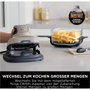 Ninja Crispi FN101EUST - Friteuse sans huile avec récipients en verre (1,4 L et 3,8 L)