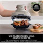 Ninja Crispi FN101EUST - Friteuse sans huile avec récipients en verre (1,4 L et 3,8 L)