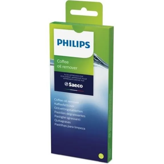 Philips CA6704/10 Pastille Détartrante/Dégraissante - Lot de 6 pastilles - Entretien machine à café Philips et Saeco