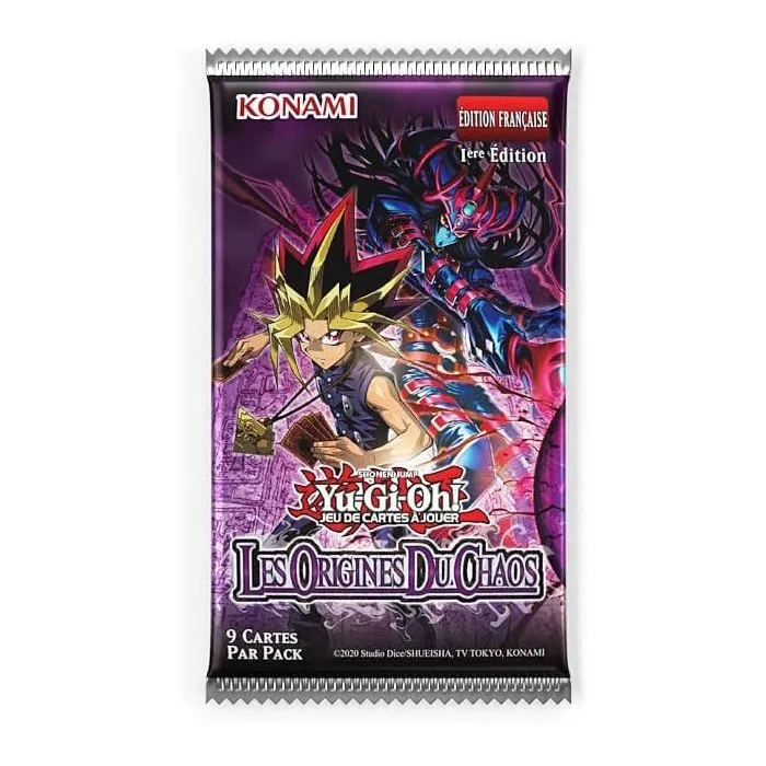 Yu-Gi-Oh! Pack de 3 boosters Tuckbox Les Origines du Chaos - 27 cartes - 1ère édition française