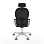 Piqueras y Crespo Chaise de Bureau 1D086G2 Crème