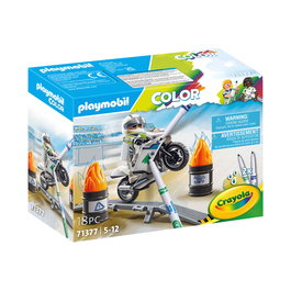 Playset Playmobil Color Moto 18 Pièces