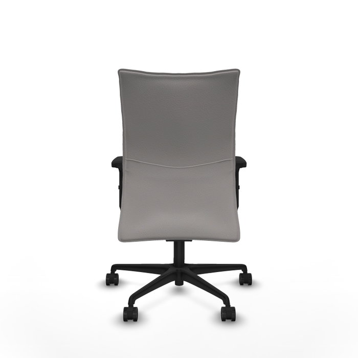 Piqueras Y Crespo Albacete confidente - Chaise de bureau en similicuir blanc avec mécanisme synchrone Piqueras Y Crespo Albacete confidente - Chaise de bureau en similicuir blanc avec mécanisme synchrone