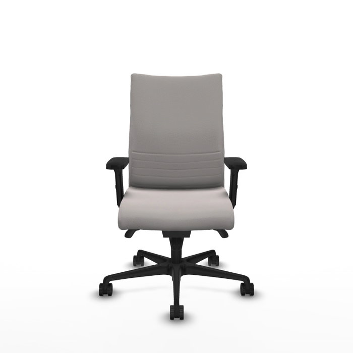 Piqueras Y Crespo Albacete confidente - Chaise de bureau en similicuir blanc avec mécanisme synchrone Piqueras Y Crespo Albacete confidente - Chaise de bureau en similicuir blanc avec mécanisme synchrone