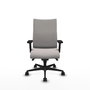 Piqueras Y Crespo Albacete confidente - Chaise de bureau en similicuir blanc avec mécanisme synchrone