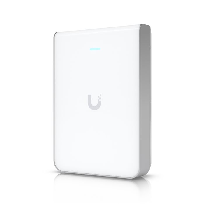 Ubiquiti WiFi 7 Access Point - Antenne WiFi 7 6 GHz avec 6 flux spatiaux, port RJ45 2.5 GbE, PoE+ (22W), blanc