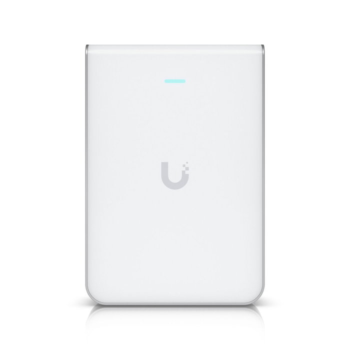 Ubiquiti WiFi 7 Access Point - Antenne WiFi 7 6 GHz avec 6 flux spatiaux, port RJ45 2.5 GbE, PoE+ (22W), blanc