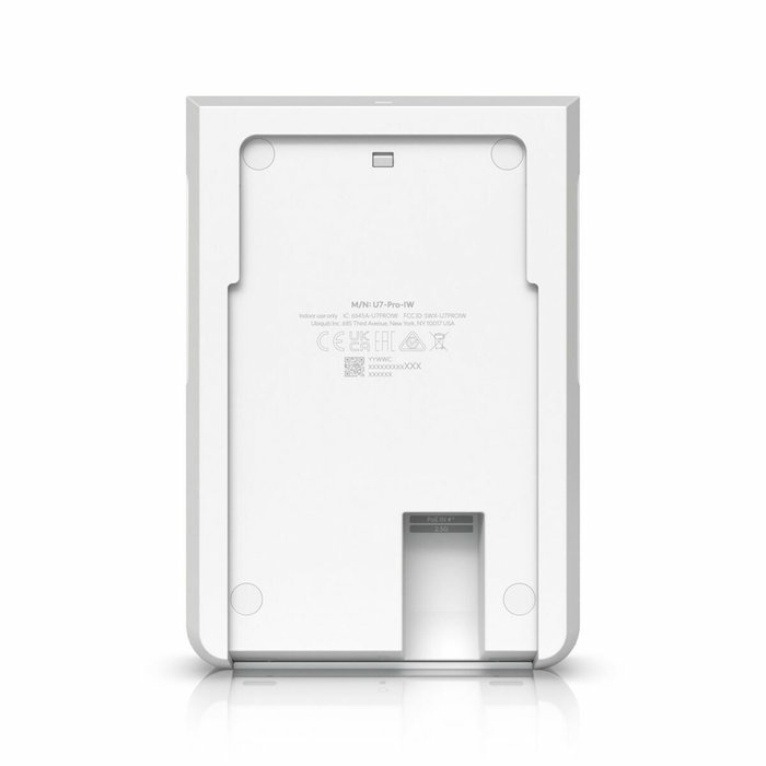 Ubiquiti WiFi 7 Access Point - Antenne WiFi 7 6 GHz avec 6 flux spatiaux, port RJ45 2.5 GbE, PoE+ (22W), blanc