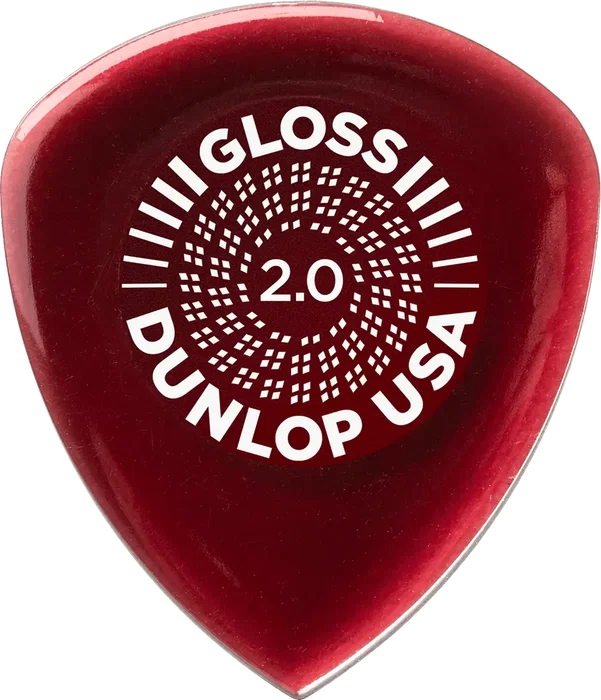 Dunlop Pack de 3 médiators Flow Gloss Ultex 2,00 mm Dunlop Pack de 3 médiators Flow Gloss Ultex 2,00 mm