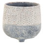 BigBuy Garden Cache-pot Gris Ciment 17,5 x 17,5 x 16,5 cm