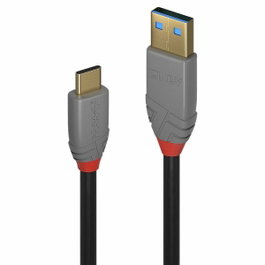 Lindy Câble USB 3.2 Anthra Line Type A vers USB C 1m 10 Gbit/s 5A