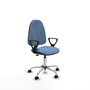PIQUERAS Y CRESPO Chaise de bureau Algarra, Bleu ciel
