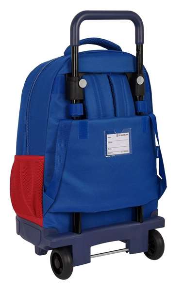 Safta Mochila Grande à Roues Compacte Détachable FC Barcelona 2ème Équipement 23/24 - 33 x 45 x 22 cm
