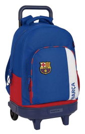 Safta Mochila Grande à Roues Compacte Détachable FC Barcelona 2ème Équipement 23/24 - 33 x 45 x 22 cm