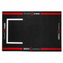 Sparco Tapis de Cockpit 180x120mm Noir/Rouge