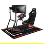 Sparco Tapis De Cockpit 180x120 mm Noir-Rouge S099101NRRS - Sim Racing