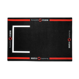Sparco Tapis De Cockpit 180x120 mm Noir-Rouge S099101NRRS - Sim Racing