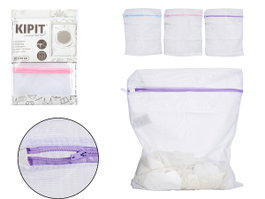 Kipit Sac de Lavage 50x60 cm Couleurs Assorties en Polyester (Set de 48)