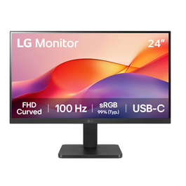 LG - Écran PC Moniteur 24BA55W-B - 24 Pouces (61 cm) - Noir - Ports HDMI et DVI