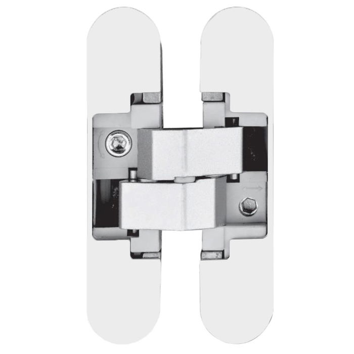 HERRAJES ALK Bisagra Invisible WING 110 5x60mm Ouverture 180° Capacité 45kg Ajuste 3D Finitions Noir Mat, Blanc Mat, Nickel Satiné HERRAJES ALK Bisagra Invisible WING 110 5x60mm Ouverture 180° Capacité 45kg Ajuste 3D Finitions Noir Mat, Blanc Mat, Nickel Satiné