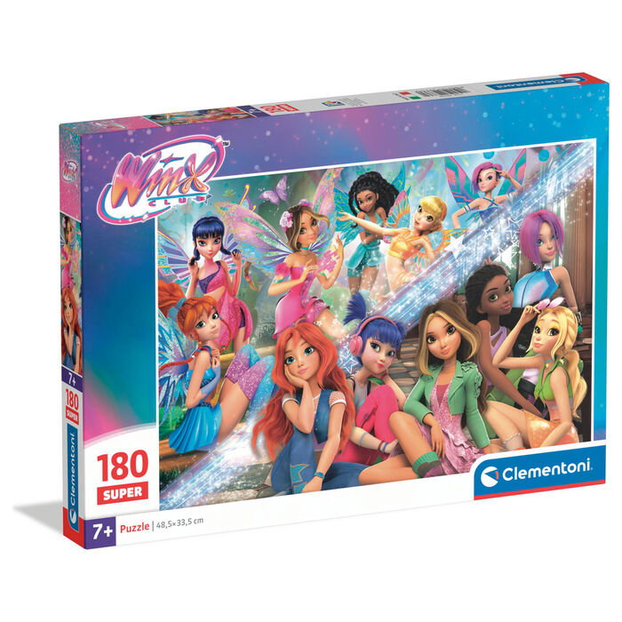 Clementoni Puzzle Winx 180 Pièces - Puzzle adulte et enfant sur le thème des Winx (33,5 x 48,5 cm) Clementoni Puzzle Winx 180 Pièces - Puzzle adulte et enfant sur le thème des Winx (33,5 x 48,5 cm)